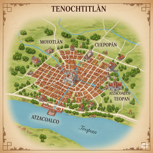 Los 4 Barrios De Tenochtitlan