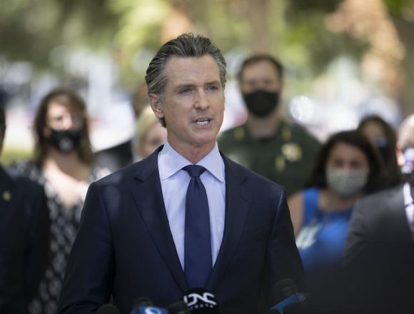 Gavin Nawson, gobernador de California (agencia Xinhua)