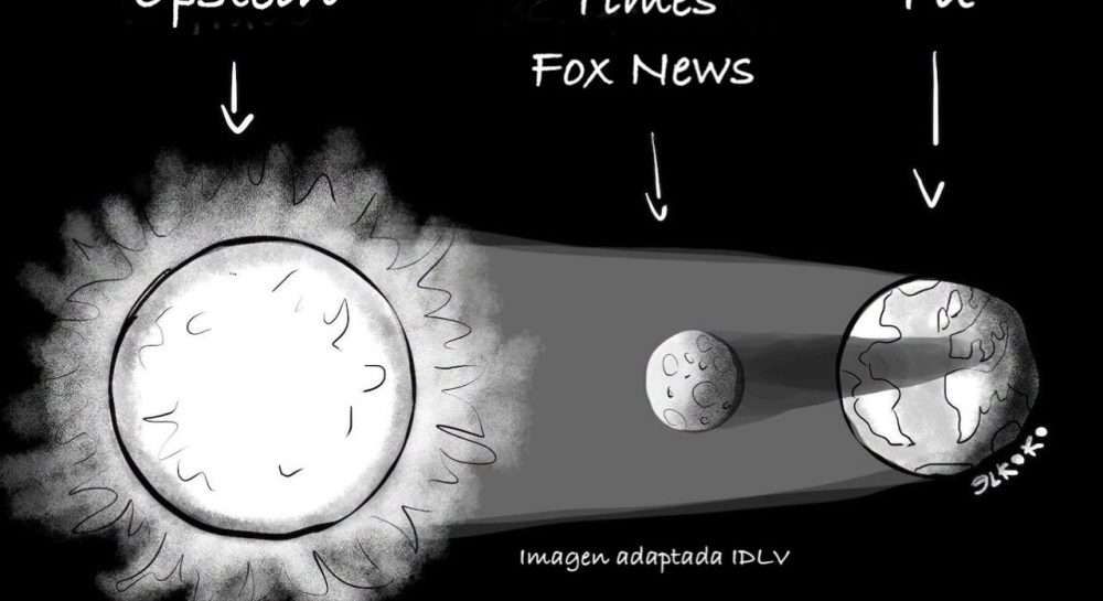 Un eclipse mediático