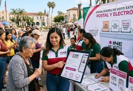 INE aprueba plan para garantizar el voto de mexicanos en el extranjero en elecciones 2027